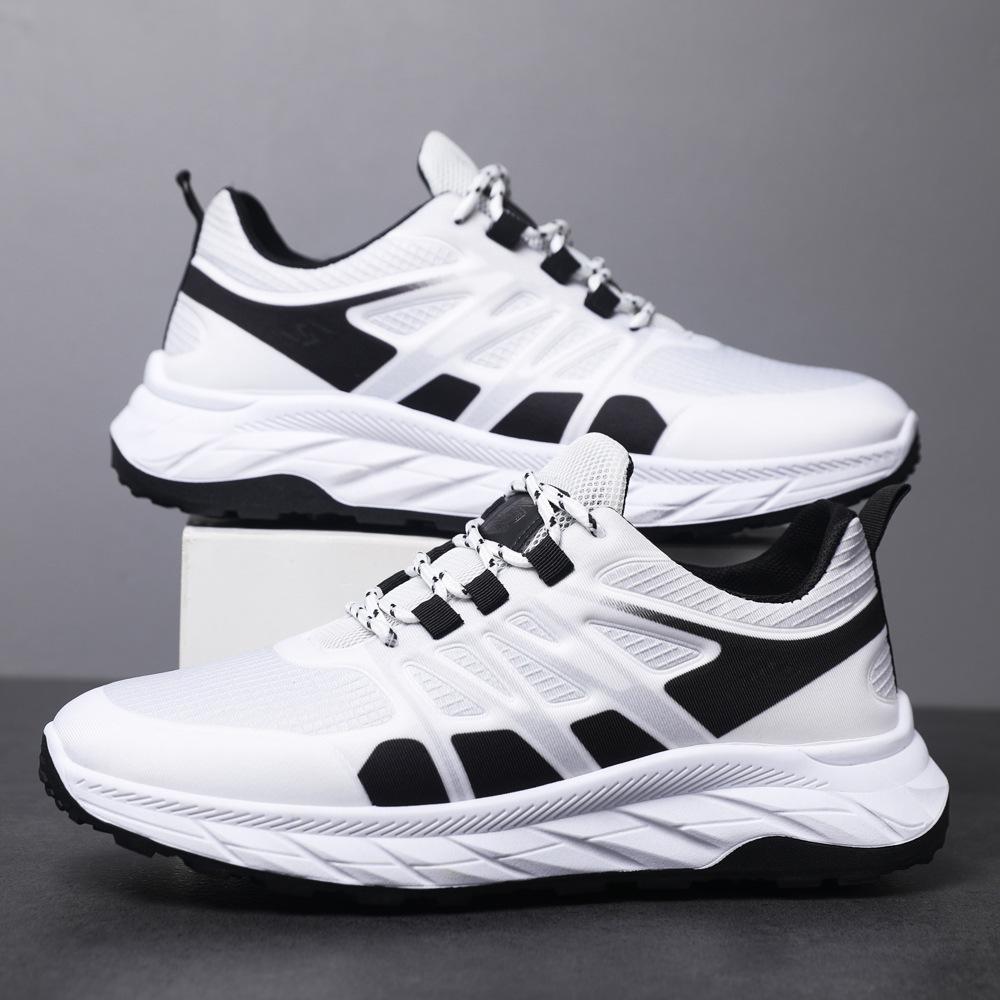 Мужские легкие кроссовки для активного отдыха 2025 года, новые сетчатые кроссовки Fly-Watch, кроссовки для подросткового марафона