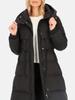 WOMEN' LONG DOWN JACKET WITH DRAWSTRINGS