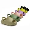 Fashion LItfun Summer Kids Sandals Comfy Baby Adjustable Slippers Thick Sole Non-Slips Bathroom Slippers NO-Odor Children House Shoes