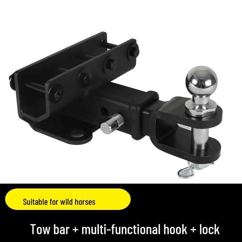 Совместимо с буксировочными крюками для Ford Bronco RV, буксировочными крюками «Голова тигра с квадратной пастью» и фаркопами.