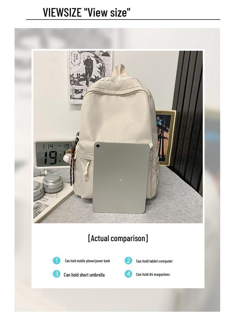 Trendy Large-Capacity Backpack for Students: Versatile, Lightweight, and Stylish for College and High School