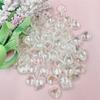 Материал для бисероплетения ручной работы, букет из 100 шт., аксессуары, модное ожерелье, браслет 10,8*12,4 мм, креативные лепестковые бусины, акрил