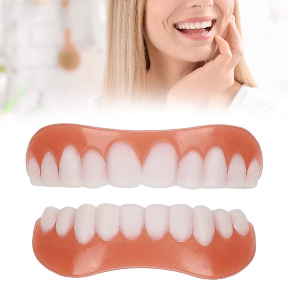 Denture Silicone Kit Soft Liners Upper Lower Teeth Set Comfortable Denture Care Easy to Use Dental Relief Kit Gentle Fit Denture