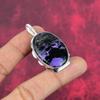 Подвеска из цельного серебра 925 пробы с чароитом, подвеска из драгоценного камня ручной работы, подарки для жены, совершенно новые ювелирные изделия