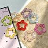Transparent Colored Pentagram Beads for DIY Phone Chains, Pyssla Figures, and Pendant Ornaments