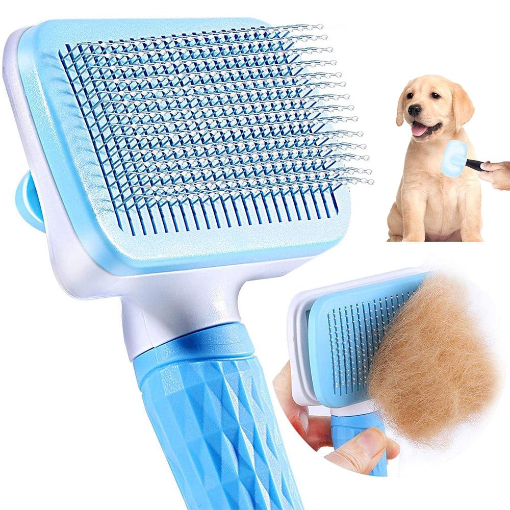 Dog Hair Removal Brush, Cat and Dog Hair Combing and Care Combing, Long Hair, Dog Pet Hair Removal, Cleaning, Bathing Brush, Dog Supplies