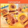 Capybara And Cute Bee Cartoon Keychain Decoration Plush Gift Friends For