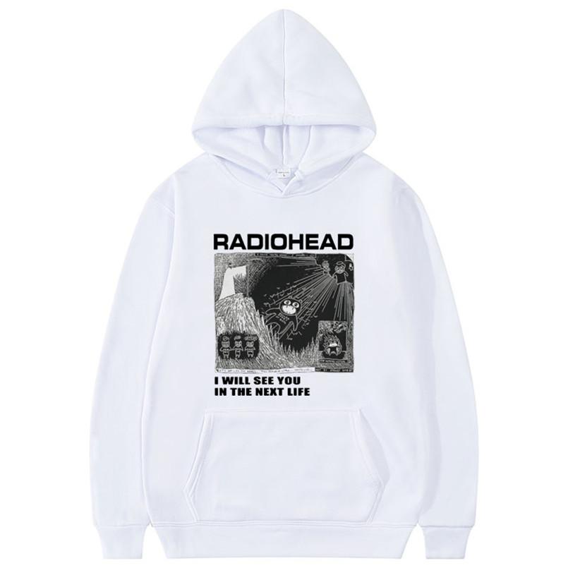 Толстовка с капюшоном Radiohead North America Tour для мужчин, толстовки с капюшоном для мужчин и женщин, свободный спортивный костюм для мужчин