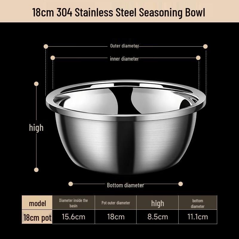 Kujucun 304 Stainless Steel Kitchen Basin and Colander