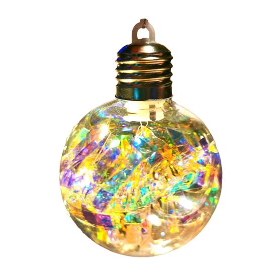 Рождественское украшение LED световые шары мягкое окружающее свечение небьющийся ПВХ праздничные огни праздничный светящийся шар