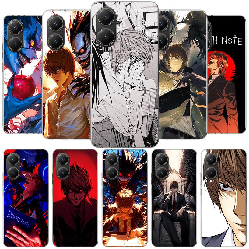 N-Note D-Death Yagami Light Phone Case For Xiaomi Poco F7 Ultra X7 X6 X5 Pro M7 Redmi 15C 15 13C 13 12C 12 10C 10 9A 9C 9T 9 She