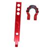 RC Trailer Hitch Tow Hook Alloy Metal RC Trailer Hitch Tow Hook Kit for 1 8 1 10 Scale Crawler Red Hook