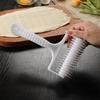 Large Size Cookie Pie Pizza Cutter Bread Pastry Cake Ribbon Embosser Roller Lattice Craft Cooking Tools Cutter Mold DIY