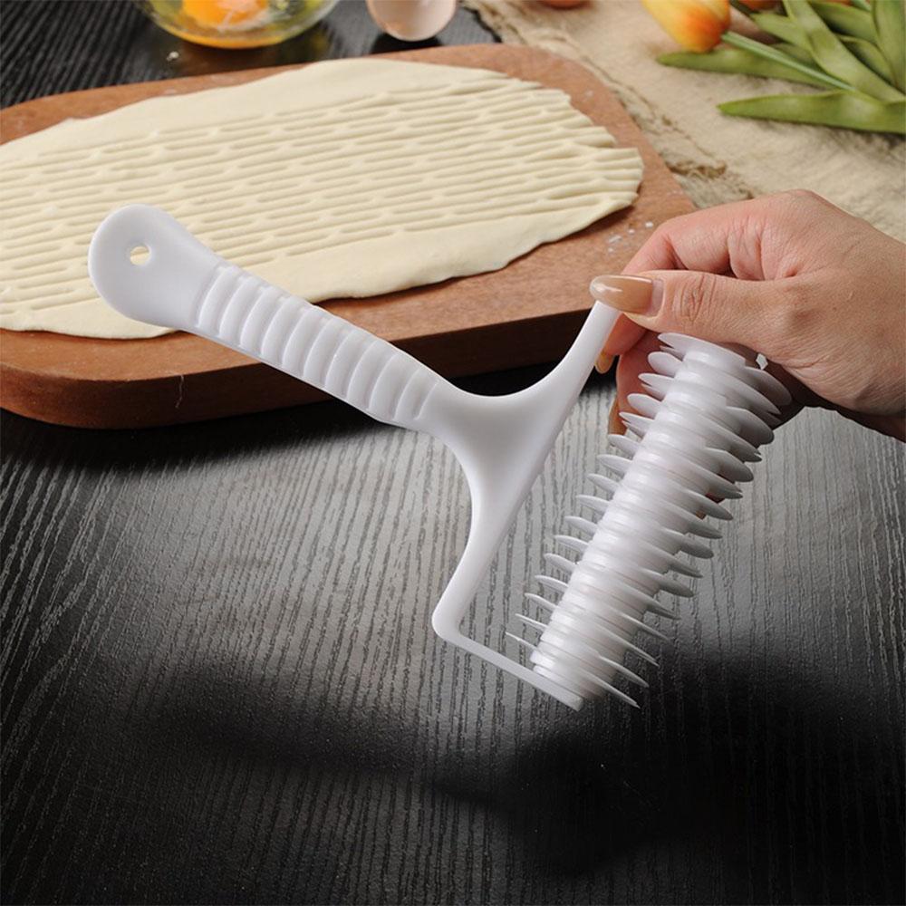 Large Size Cookie Pie Pizza Cutter Bread Pastry Cake Ribbon Embosser Roller Lattice Craft Cooking Tools Cutter Mold DIY