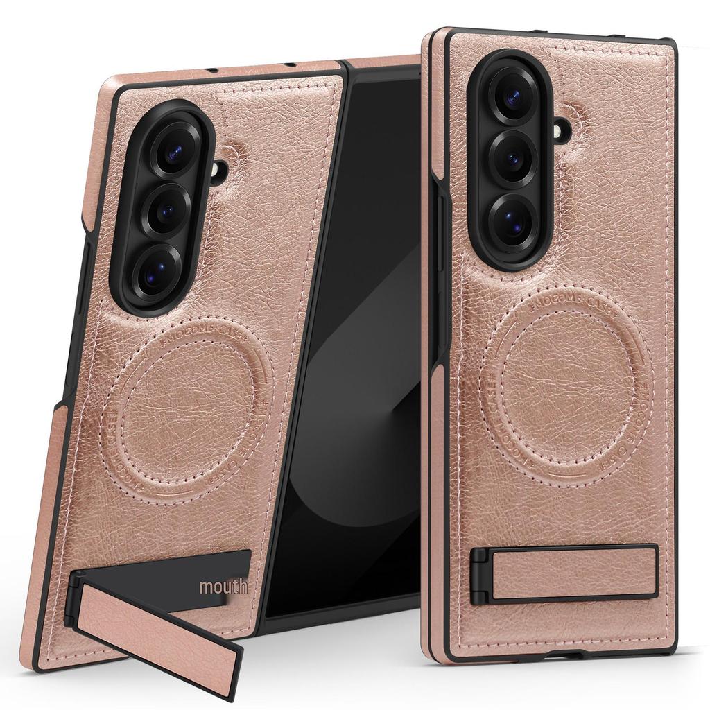 Чехол-подставка Samsung Z Fold7/Z Fold6 Магнитный Кристальная Защита Бизнес-телефон
