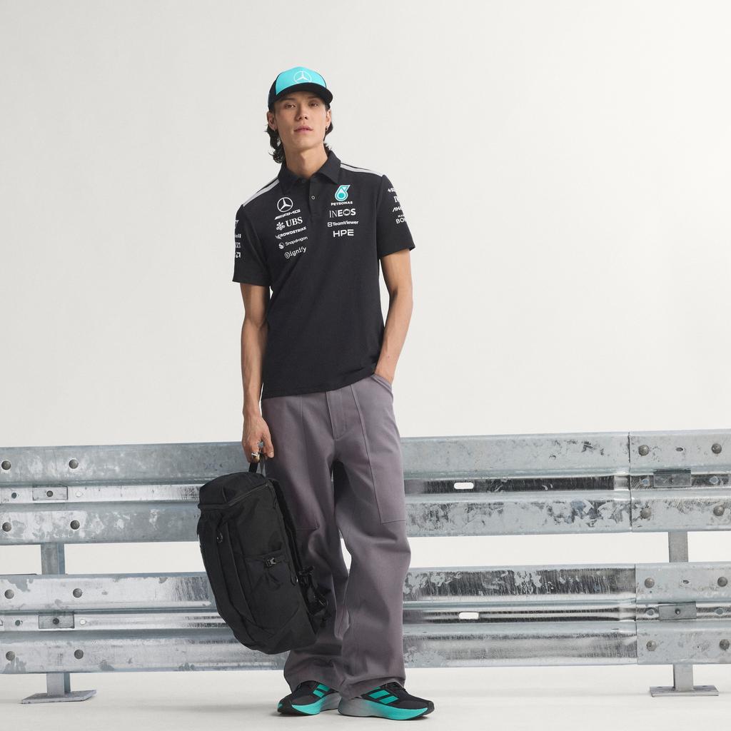 ADIDAS Mercedes-Amg F1 Team Engineer Polo Shirt - Black / Ke5523