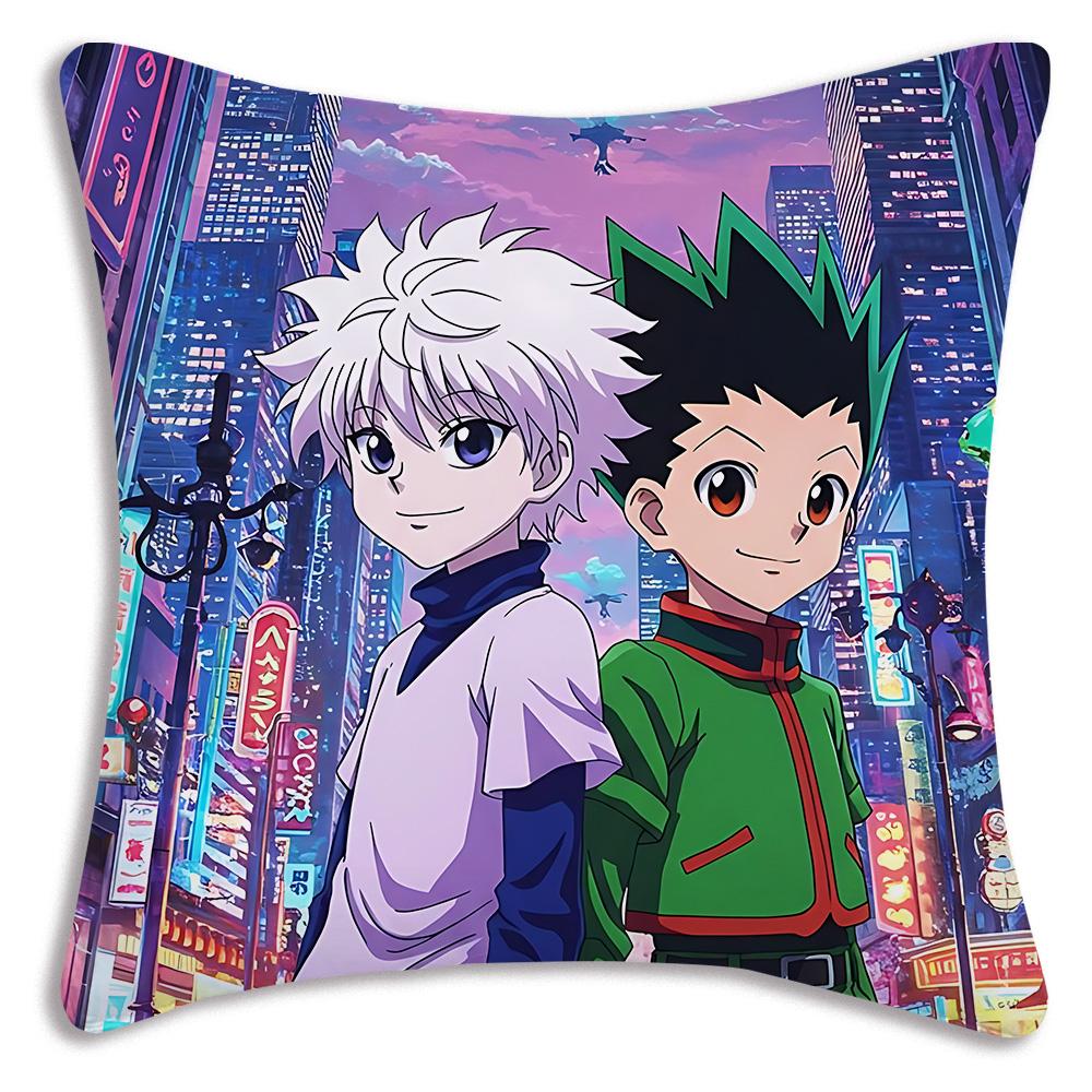 Аниме Для h-Hunter X HunterS Наволочки Мультяшные Диван Декоративные Домашние Двусторонние Печать Короткий Плюш Милая Наволочка