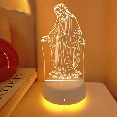 3D ночник Креативный настольный для спальни Атмосферный декоративный светильник Украшение комнаты Ночник Мини-подарок Светильник Прикроватный ночник