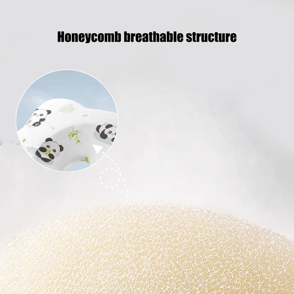 Baby Pillow Type A Memory Foam Baby Sleeping Shaping Pillow, All Cotton Bias Pillow Core To Correct Head Shape Correction Pillow