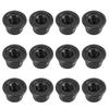 12PCS NonSlip Tire 4mm Lock Nut for Axial Traxxas TRX4 TRX6 SCX10 1/10 RC Model Car(Black )