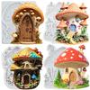 Силиконовая форма для домика феи, форма для грибного домика, формы для мастики, инструменты для украшения торта, топпер для кекса, конфеты, сахарная мастика, полимерная глина