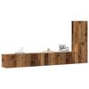 VidaXL 3-piece Wall-Mounted TV Unit Set Old Wood Engineered Wood, TV Stand, Media Unit, TV Console, Furniture 3329197