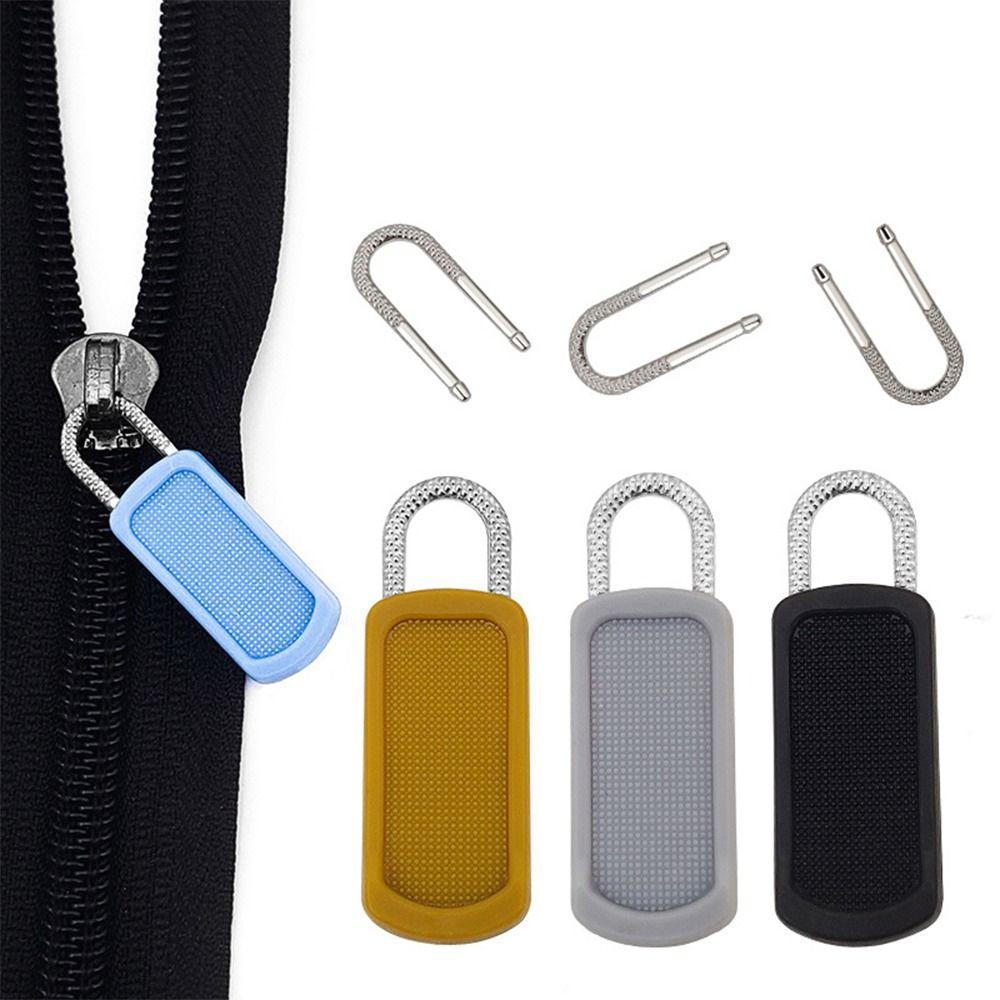5Pcs Markers Metal Zipper Head Repair Kits Removable Clothes Zipper for Luggage Purse Bags Clothes