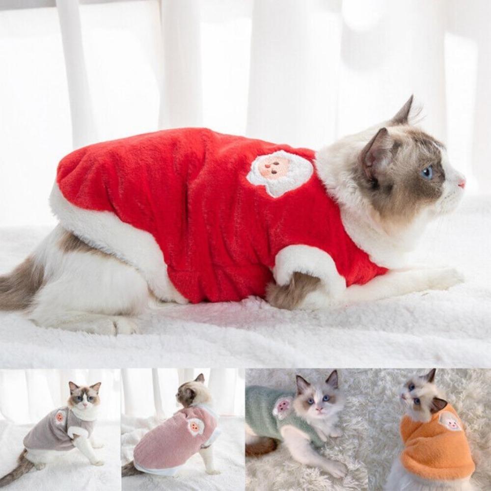 Rabbit Plush Winter Warm Dog Cat Fleece Jumper Warm Pet Clothes Sweater Puppy Vest Outfit