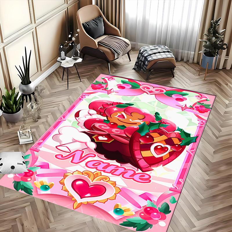 Custom personalization Cookie Run Area Rug - Perfect For Kitchen, Bathroom,Laundry Room Decor Large Size Available,Gift All Seasons