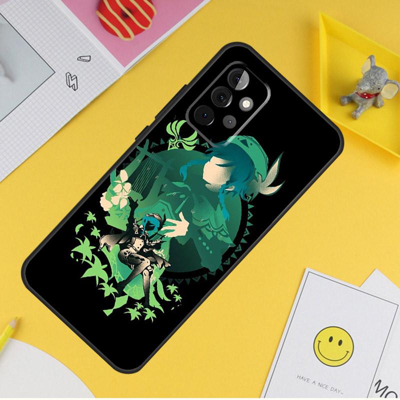 Genshin Impact Venti Case For Samsung Galaxy A55 A35 A25 A15 A51 A71 A12 A32 A52 A13 A33 A53 A14 A34 A54 Coque