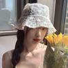Sweet Cute Lace Hat Hollow Flower Bucket Hat Fashion Women Fisherman Hat Breathable Sunshade Sunscreen Hat