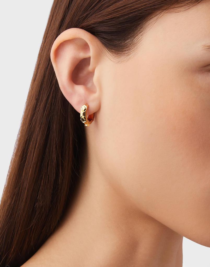 PLEIN Accessories Earrings Philipp Plein Jewelry PLEIN CUFF PJ1EA22EU PLEIN CUFF IP Yellow Gold Earrings Yellow Gold Stainless Steel [PHILIPP JEWELRY]