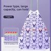 38/45/50PCS Purple Household Thickened Drawstring Garbage Bag Portable Automatic Closing Disposable Garbage Bag Kitchen