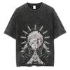 Anime Jujutsu Kaisen Gojo Satoru T Shirts Washed Men Women Cotton T-Shirts Ryomen Sukuna Retro for Men Women Tops Tees