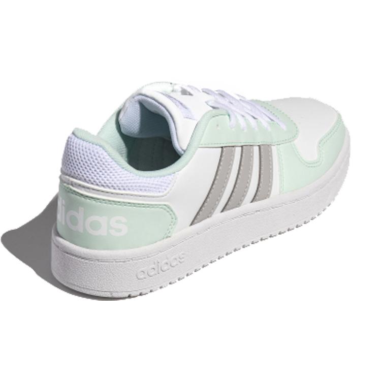 adidas Кроссовки Hoops 2.0 'Белый Серый Зеленый' Женские FW5856