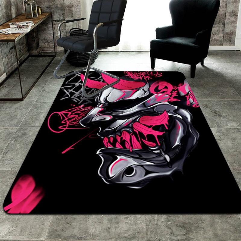 Creepy Monster Mask Rug Floor Mat for Living Room or Bedroom Soft and Comfortable Carpet a Gift for Birthday and Holiday.MFF0918554