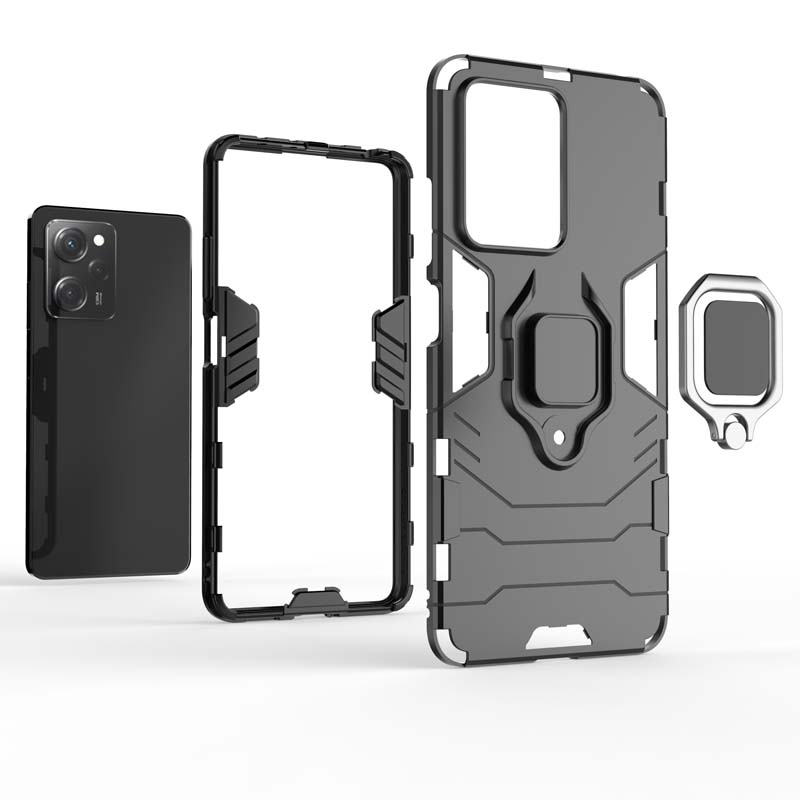 Shockproof Case For Poco X5 X6 Pro 5G Cover POCO M6 Pro 4G Armor Stand Back Coque for Xiaomi Poco C65 F5 Pro M5 M5S Phone Cases