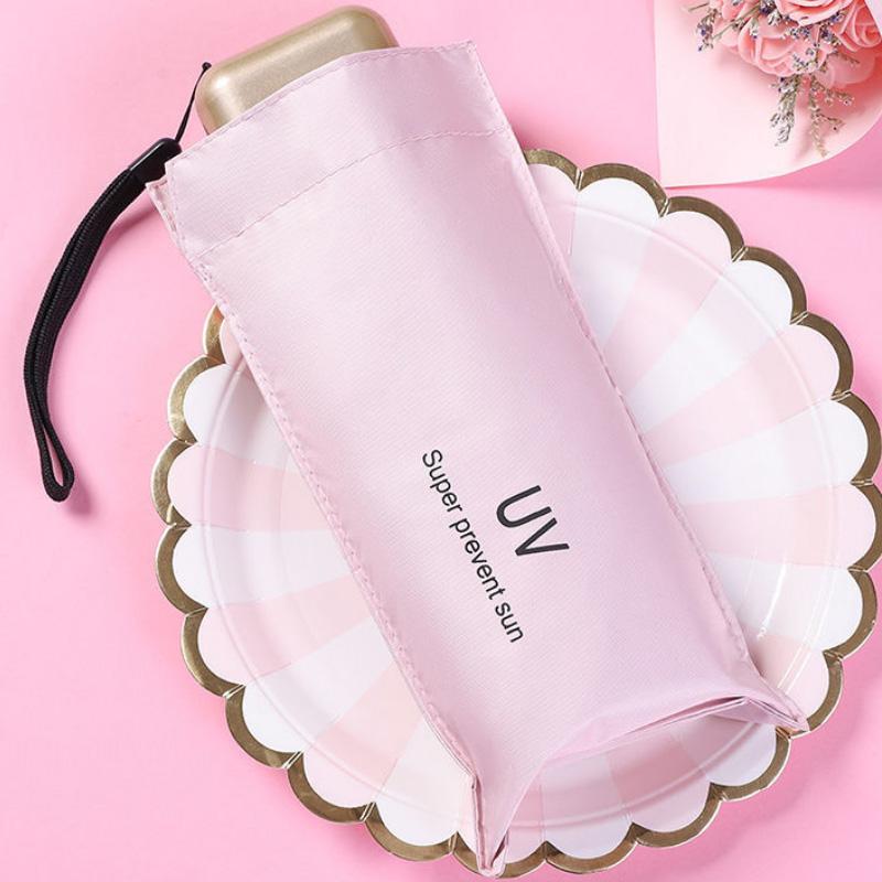 Ultralight Mini Sun Umbrella UV Protection Waterproof Portable Rain and Rain Capsule Umbrella