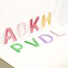 26pcs Bookmark Letter Paper Clips Hollow Paper Clamps Kawaii Alphabet Paper Clips  Office Supply
