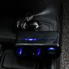 Автомобильный разветвитель прикуривателя с 2 розетками, USB-зарядкой, адаптер 12 В/24 В с USB-портом