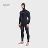 Camouflage 5mm Two-Piece Long-Sleeve Diving Suit - Thick & Warm for Winter Swimming and Spearfishing