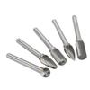 5Pcs Set Rotary Burrs Set 6x10mm Tungsten Carbide Bits for Polishing Grinding Engraving DrillingACDFG