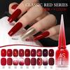 УФ-гель для губ «Пламенный красный»: Блестящий лак «Кошачий глаз» для ногтевых салонов