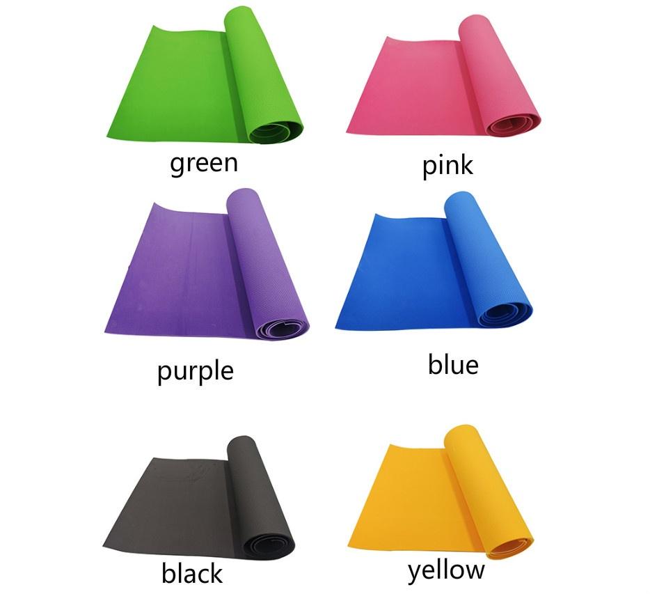 183x61x0.4cm Yoga Mat Non-Slip Fitness Pad Workout Exercise Gym Meditation Accessory Tool