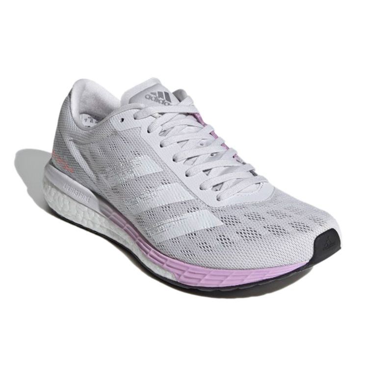 Adidas Adizero Boston 9 Dash Grey Clear Lilac Women Sneakers Cloud-White FW2213