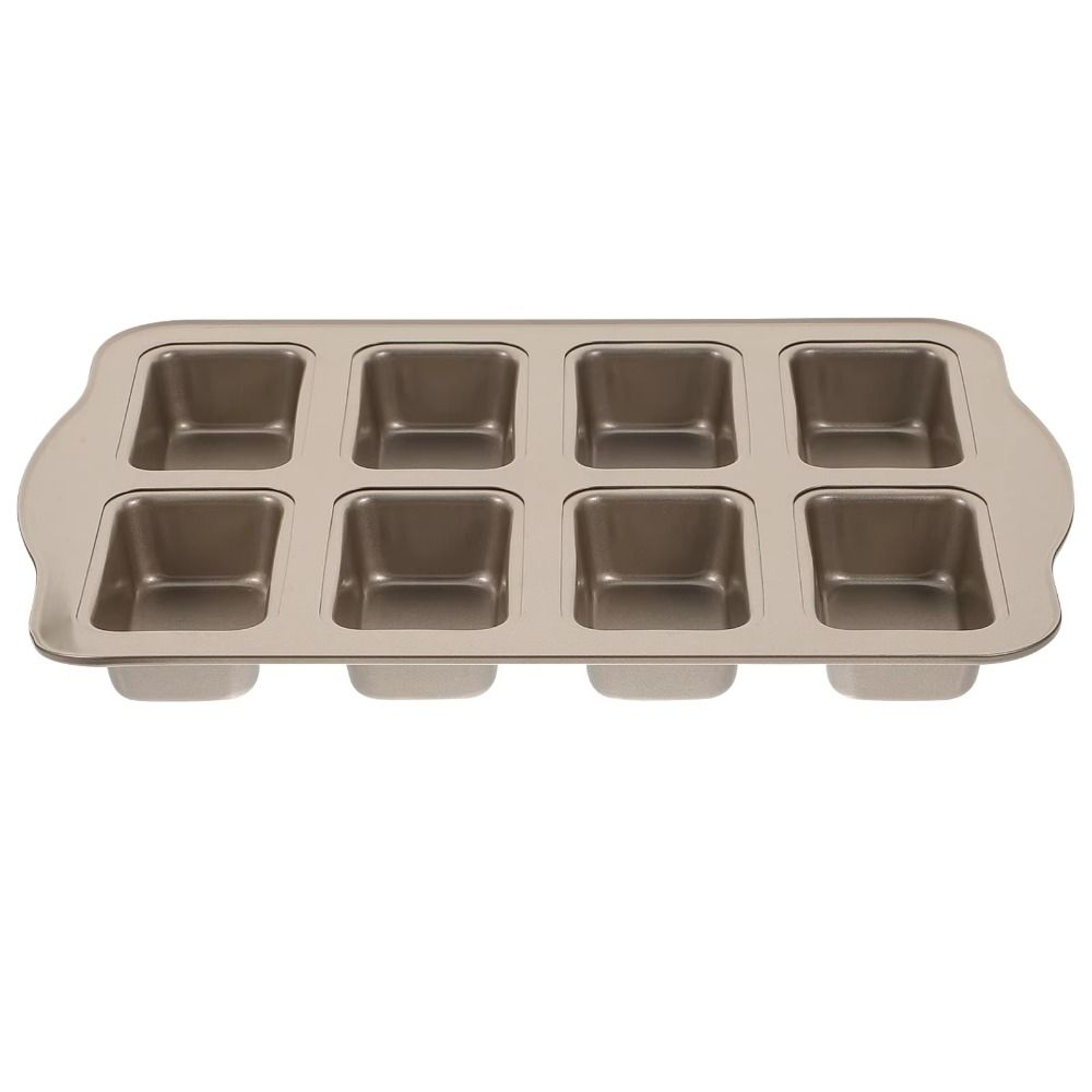 Large Capacity Mini Loaf Brownie Pans Non-Stick Carbon Steel Cake Mold Cooking Accessory
