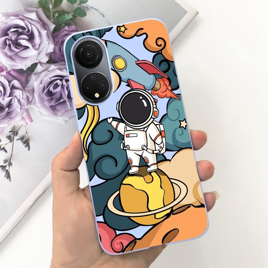 Чехол для Honor X7 X7a X7b Милый Мультяшный Чехол с Астронавтами Мягкий ТПУ Чехол для Телефона Для Honor X7a X 7 b HonorX7 HonorX7a HonorX7b Корпус