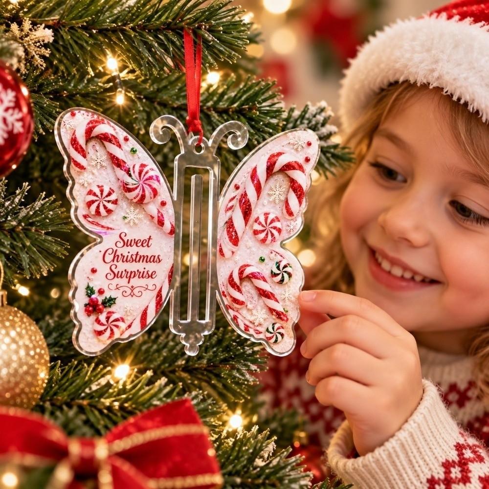 Lightweight Butterfly Christmas Ornament Holiday Tree Decoration Festival Celebration