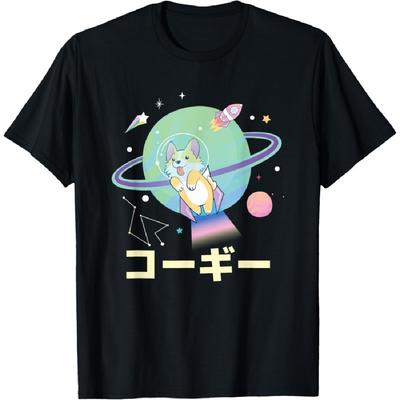 Астронавт Корги Космос Космос Японские Корги Футболка