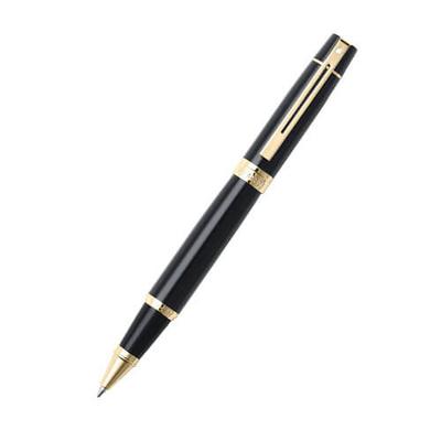 Ручка Sheaffer 300 Глянцевый черный/Золотая отделка (Роллер)